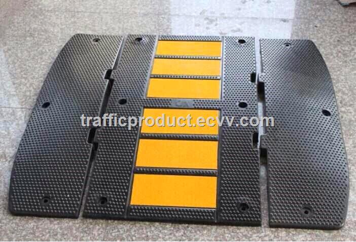 900mm durable rubber speed hump road safety products rubber speed bump high strength rubber Deceleration Zoo