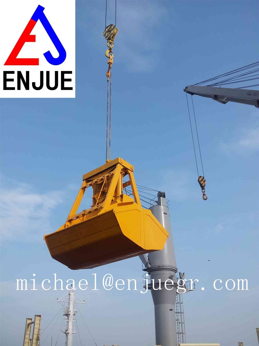 Bulk Handling Clamshell Grab Mechanical one rope clamshell buckets grab