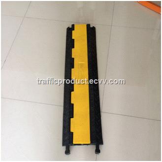 CE certificated 100025050mm 2 channels cable protector reflective rubber speed hump cable ramp
