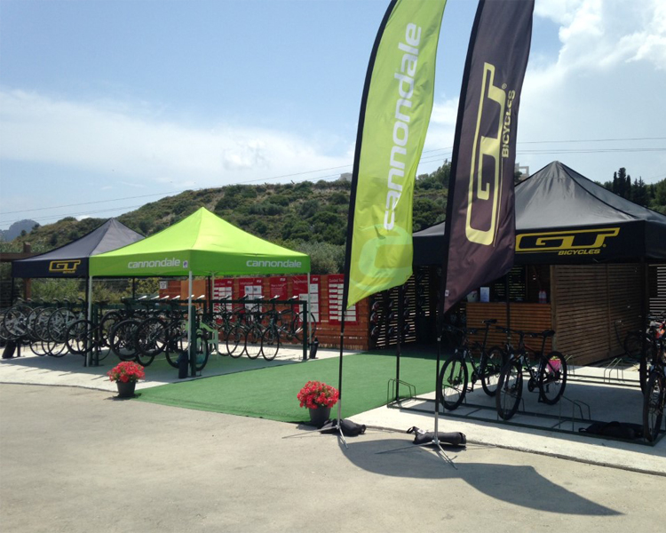 Customized printed outdoor pop up canvas event canopy tent
