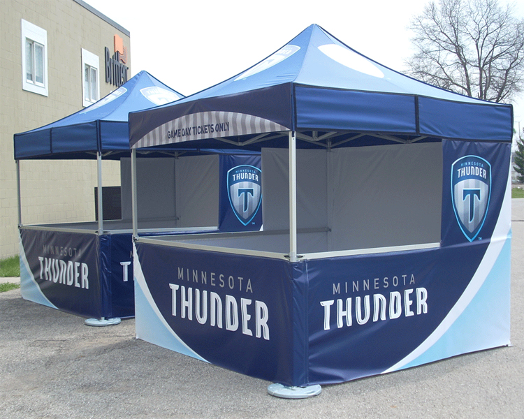 10x10ft Outdoor Folding Pop up event tent with Half sidewall