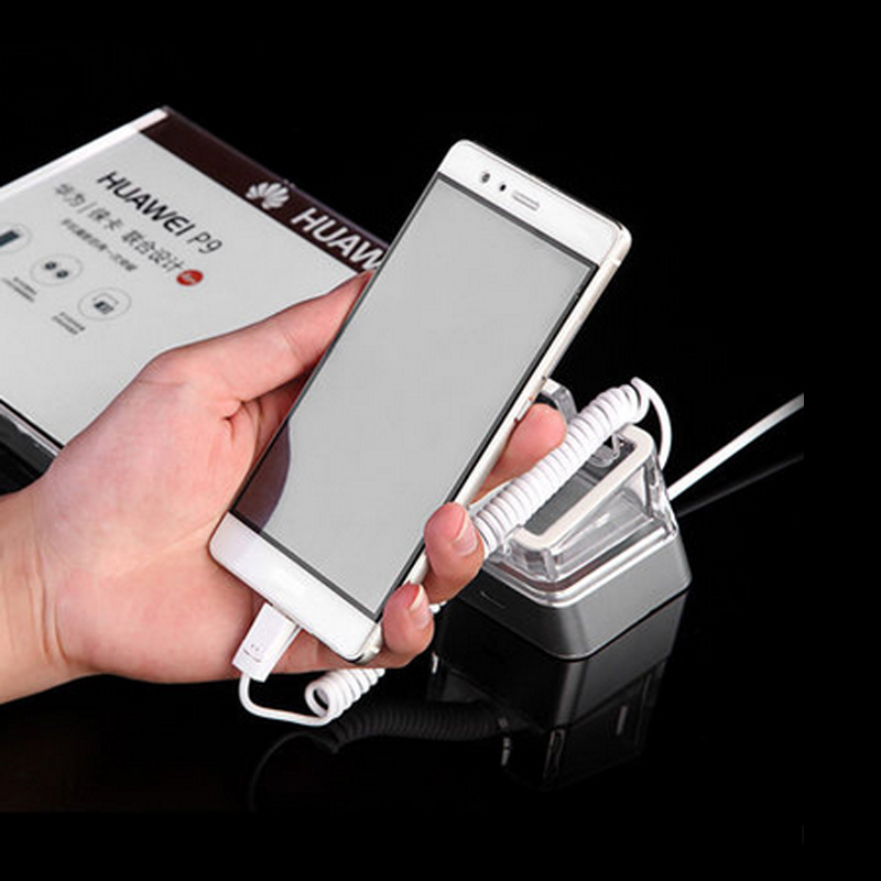 Shenzhen factory retail antitheft alarm with charge display stand for android mobile phone