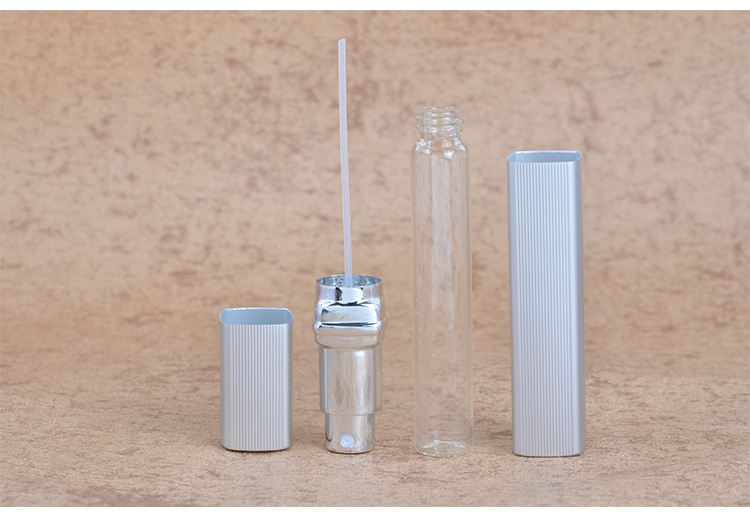 12ml aluminum perfume bottle with mini atomizer spray bottles portable parfum container