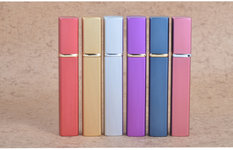 12ml aluminum perfume bottle with mini atomizer spray bottles portable parfum container