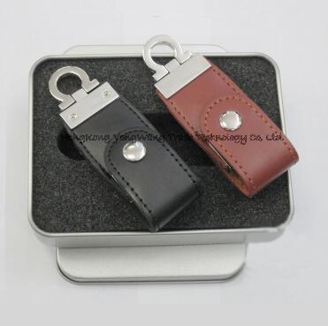 Hot sale New pen drive Leatherkeychins model usb 20 memory flash stick Drive