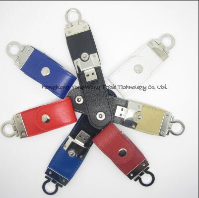 Hot sale New pen drive Leatherkeychins model usb 20 memory flash stick Drive