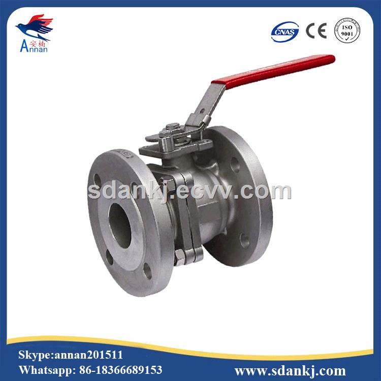 2 Pcs Flange connection type Stainless Steel Ball Valve for hot water WCB DN50 PN16 ANSI DIN JIS