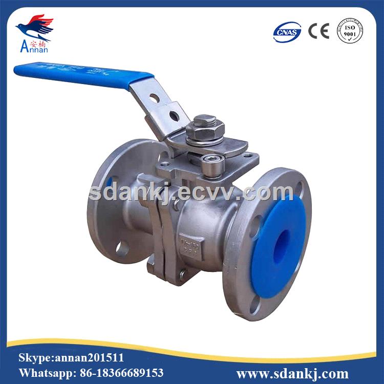 2 Pcs Flange connection type Stainless Steel Ball Valve for hot water WCB DN50 PN16 ANSI DIN JIS