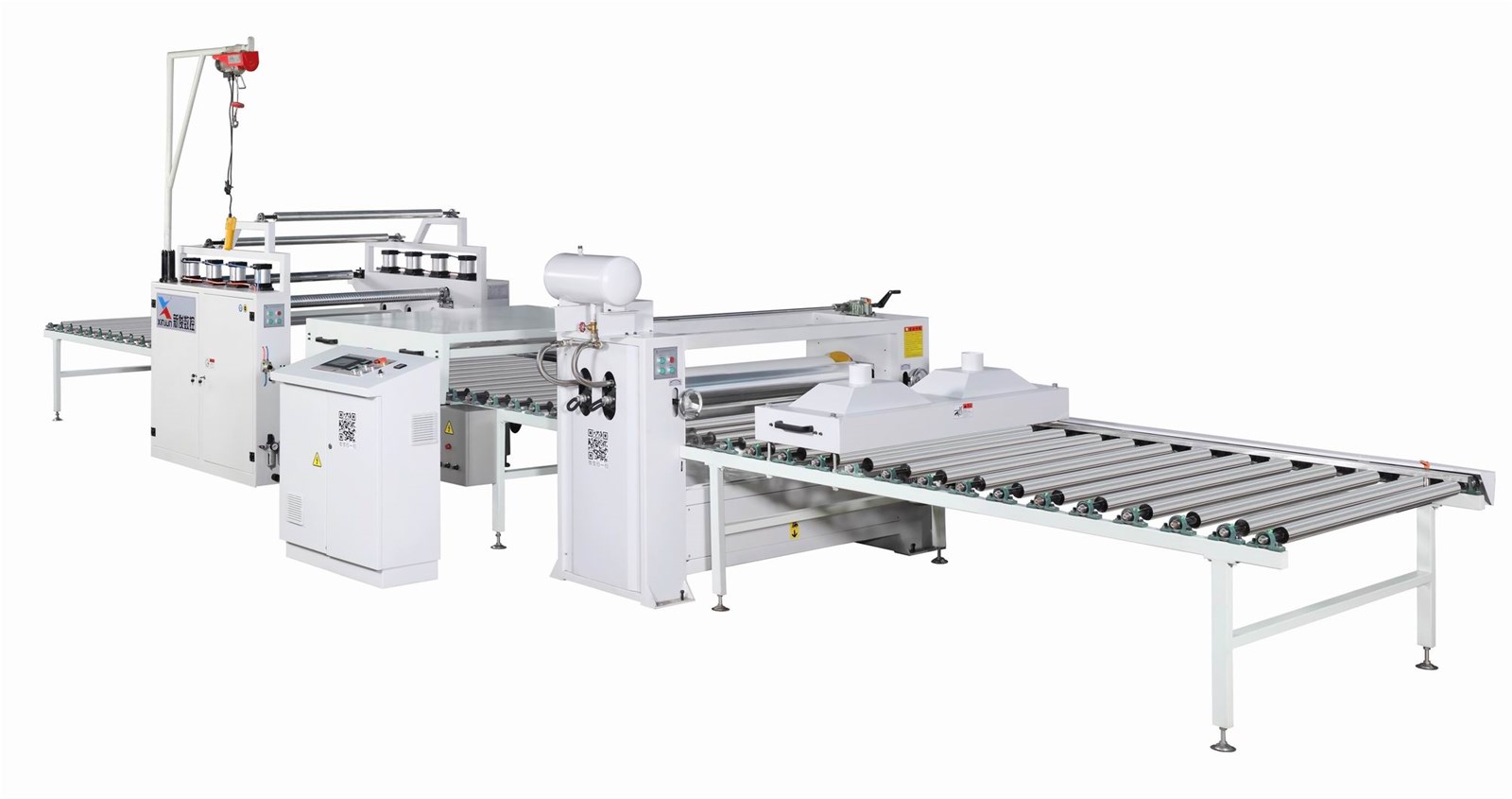 PVC and paper sticking machine production line