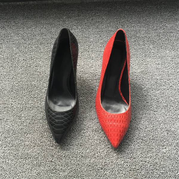 2017 leather women shoe office pumps women pumps fashion high heel shoes