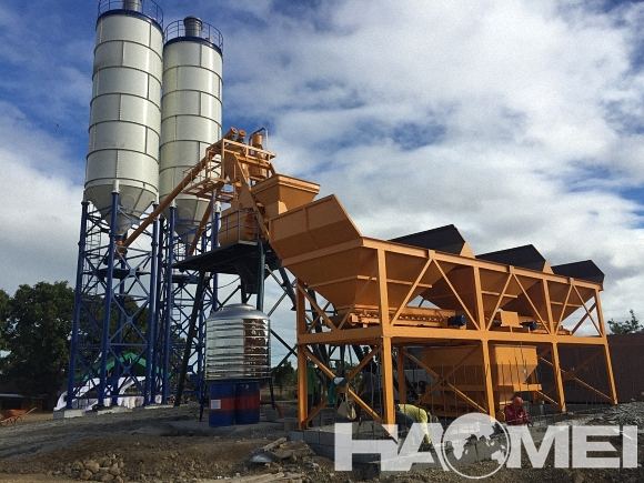 HZS75 Stationary Concrete Batching Plant