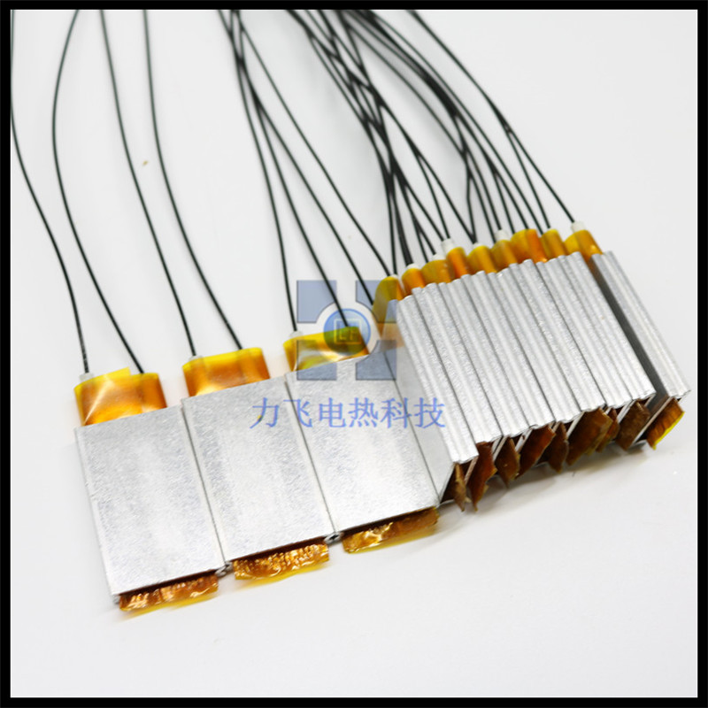 PTC ceramic heating element with aluminum