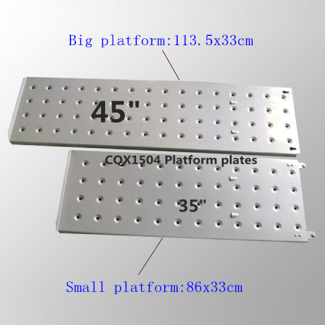 4x34x4 step Multipurpose aluminum extension ladder platformladder parts