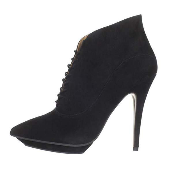 PARRCEN High Heel Shoes Suede Womens Lace Up Boot BD062 PARRCEN High Heel Shoes Suede Womens Lace Up Boot BD062