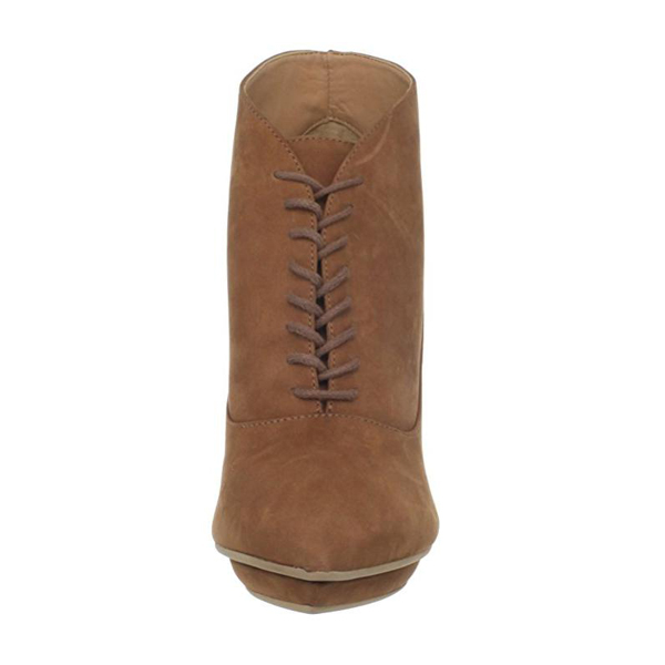 PARRCEN High Heel Shoes Suede Womens Lace Up Boot BD062 PARRCEN High Heel Shoes Suede Womens Lace Up Boot BD062