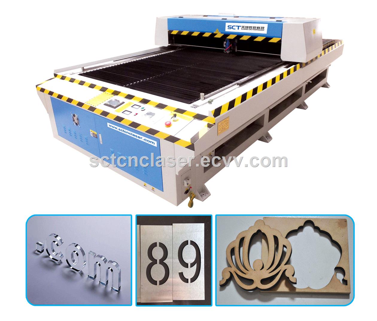 SUNRISE Thin Stainless Steel Carbon Steel Cutting Metal Nonmetal Laser Cutting Machine