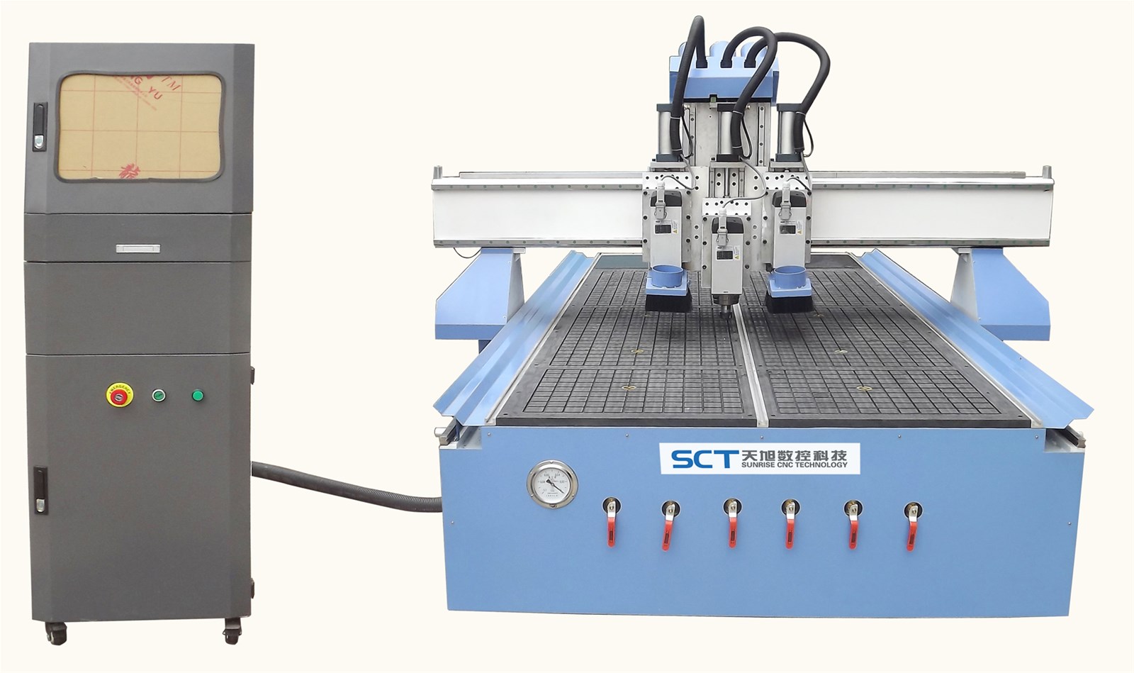 SCTPH1325 Multi head woodworking cnc router