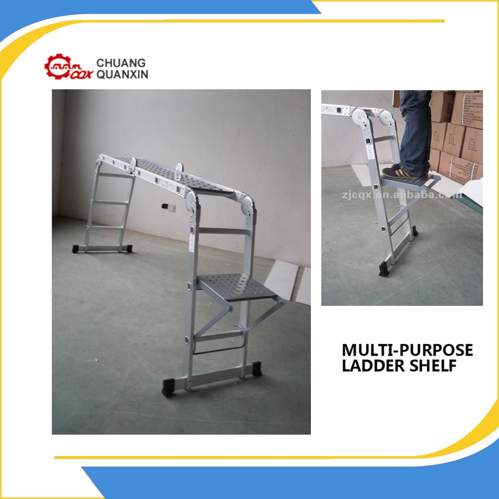 Aluminium Multi function ladder shelfladder part