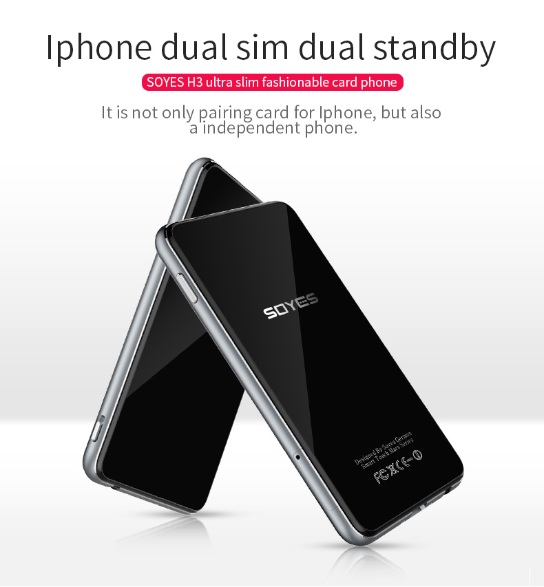SOYES Card Phone H3 with Dual Standby