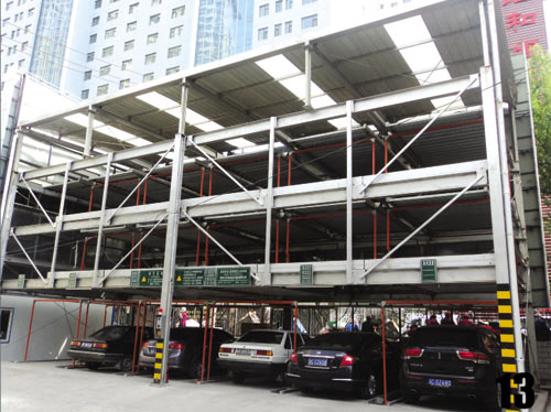 Hydraulic Puzzle Parking System 3 levels
