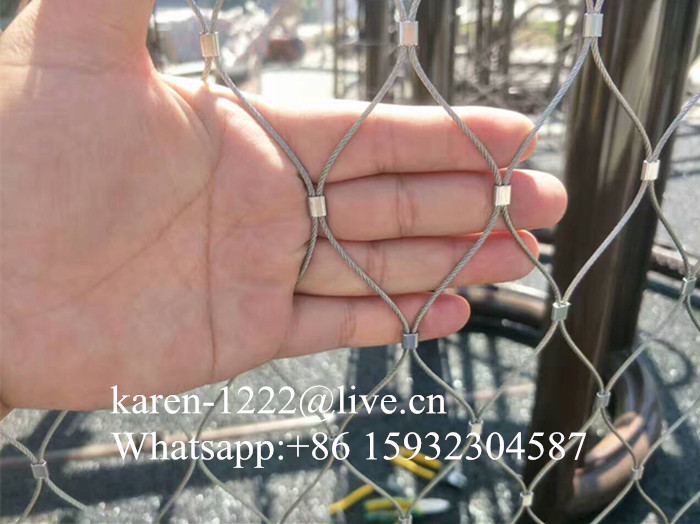 High Tensile XTend Stainless Steel Wire Rope Net for Antifalling Net