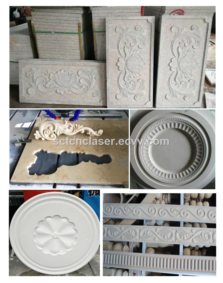 SCT 1325 Heavy Duty CNC Router Stone Marble Carving Machine