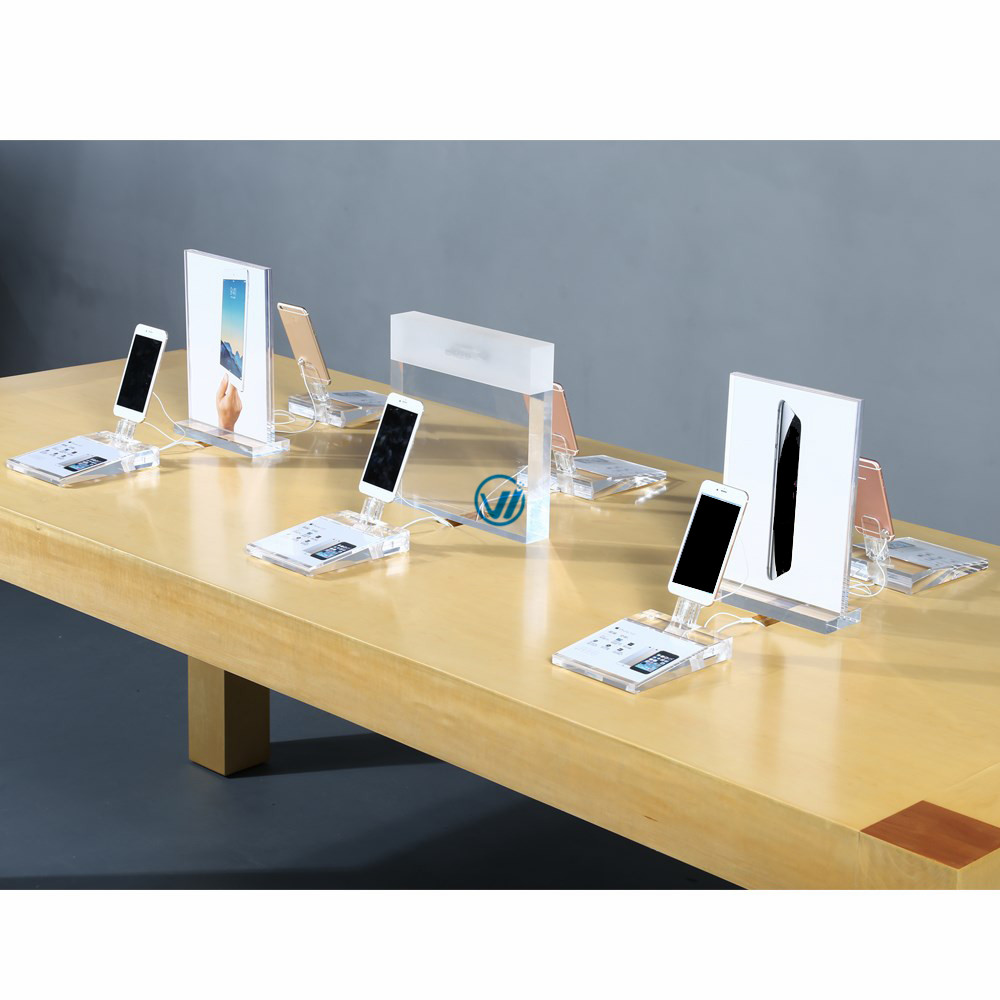 appropriative mobile clear acrylic display stand for iphone retail store support exhibition