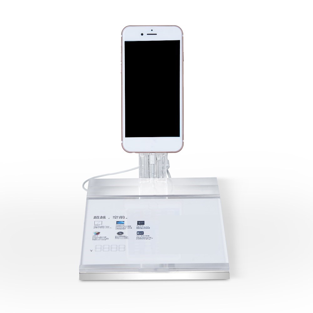 appropriative mobile clear acrylic display stand for iphone retail store support exhibition