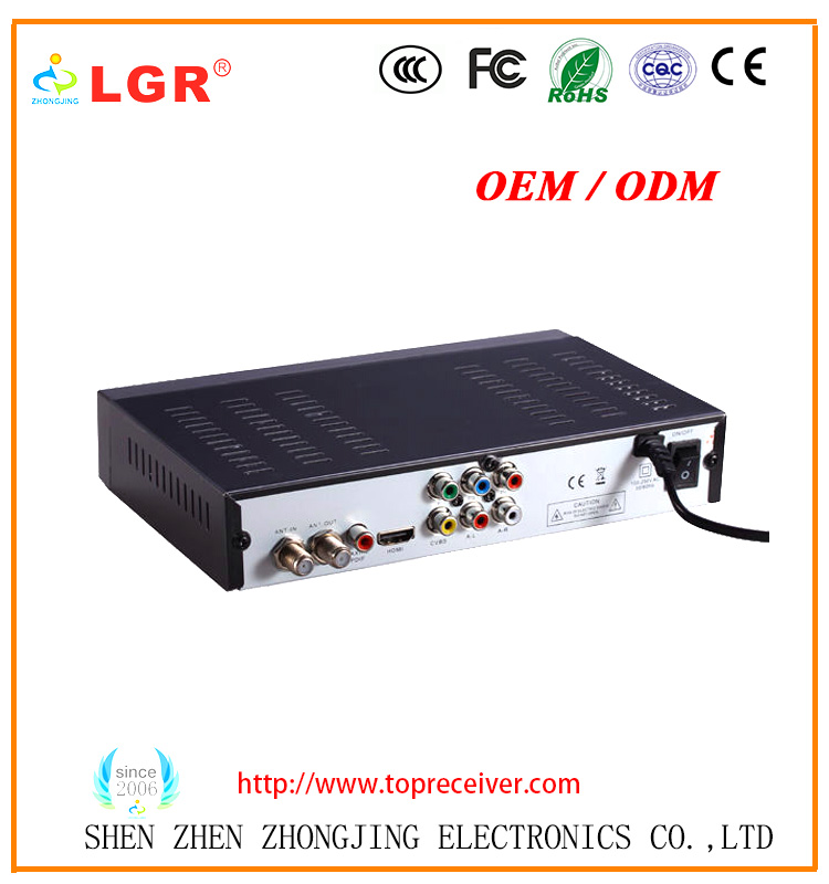 Full HD 1080P DVBT2MPEG4 DVBT2 Set Top Box