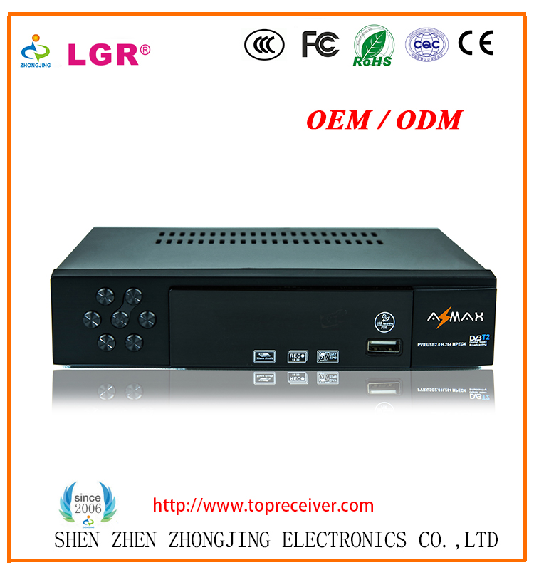 Digital HD DVBT2MPEG4 DVBT2 Set Top Box