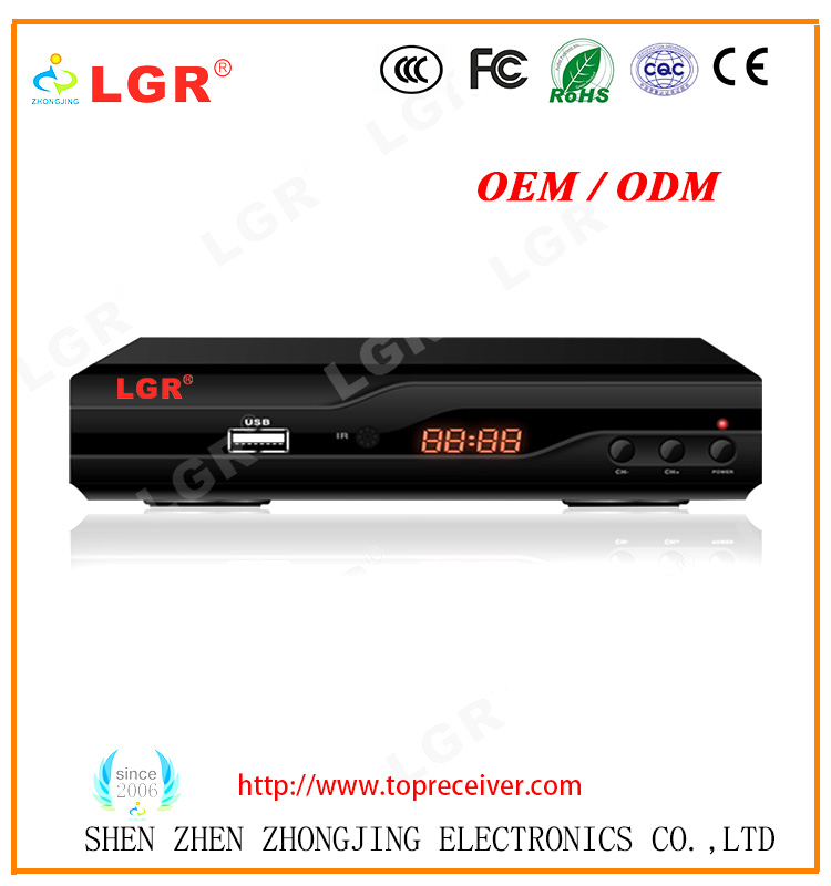 Digital HD DVBT2MPEG4 DVBT2 Set Top Box