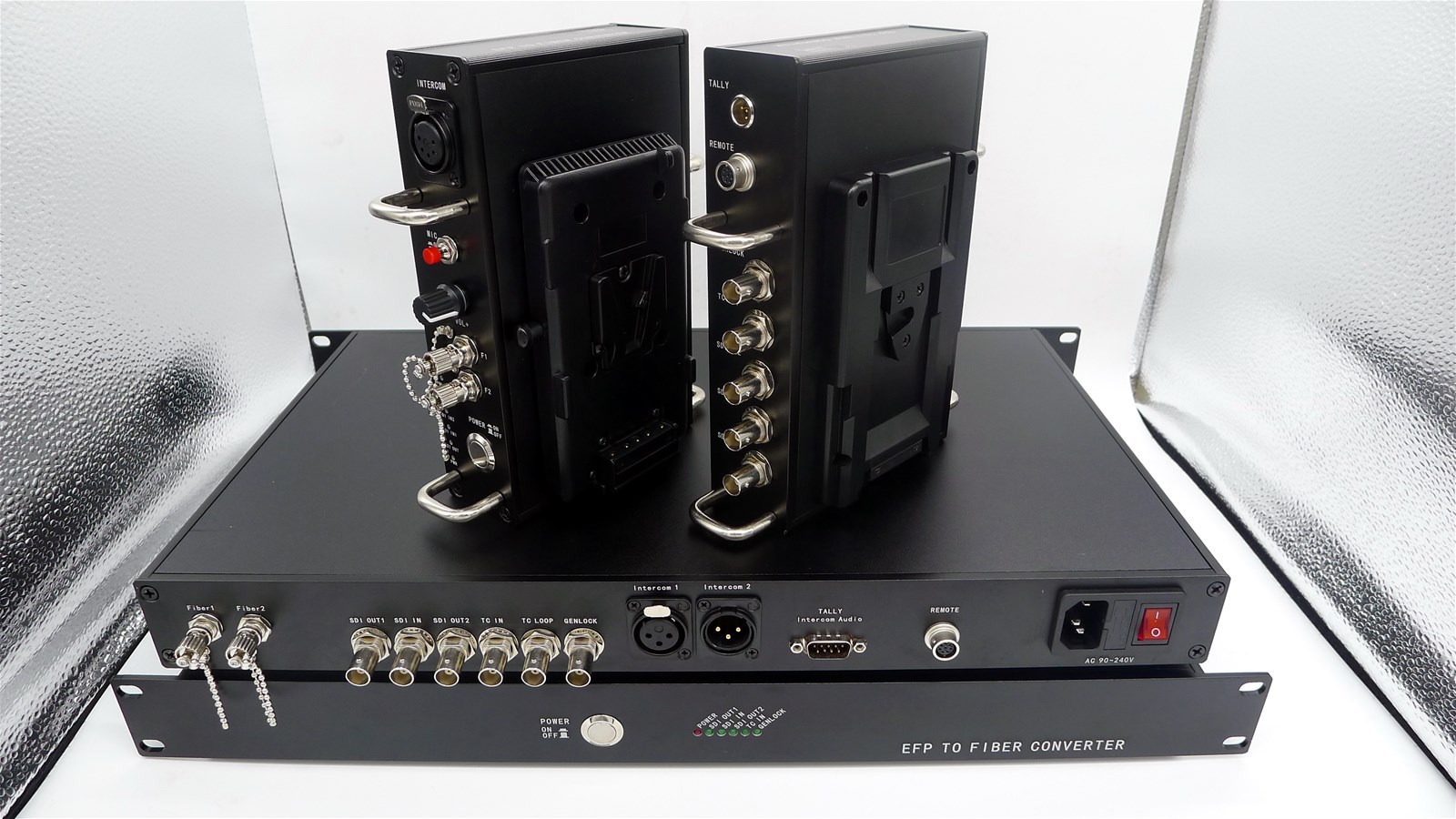 4K EFP camera over optic fiber system for Sony 4K SDI video Fiber transmission