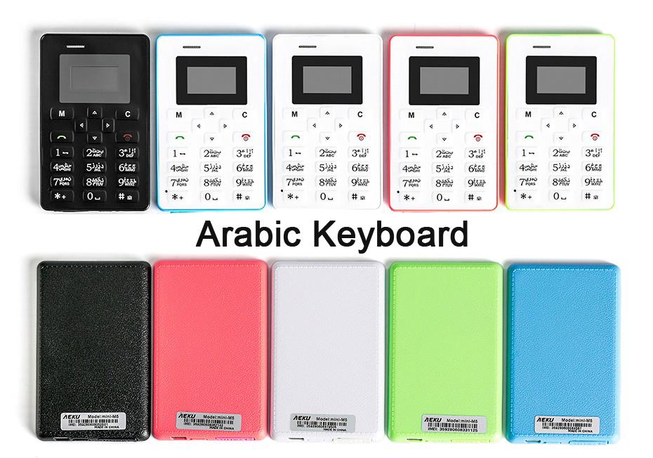 AIEK Card Phone M5 with Keyboard