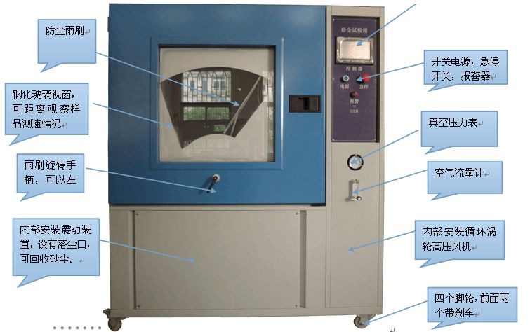 Ipx1 8 Sand Dust Environmental Test Chamber for