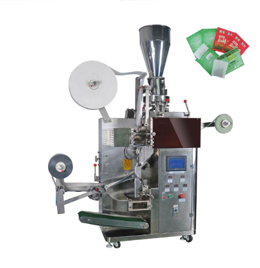 QP180 Inner outer bag with string and tag tea packing machine