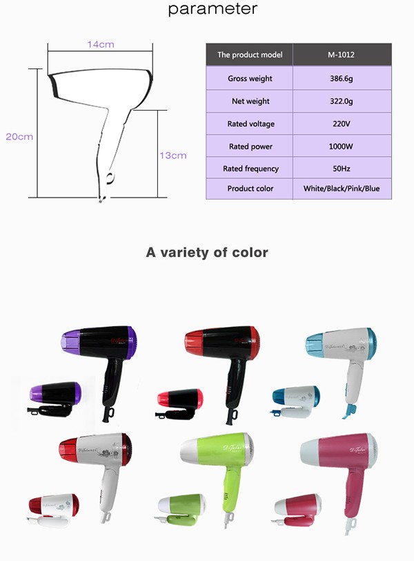 Various Color Hanging Hair Dryer for Car