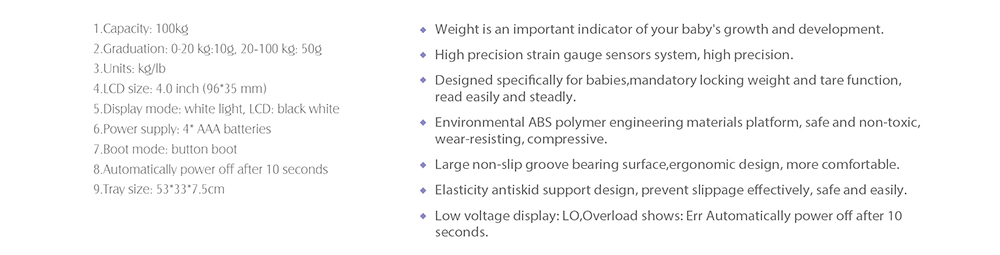 Baby Scale Infant Scale TSYE8006