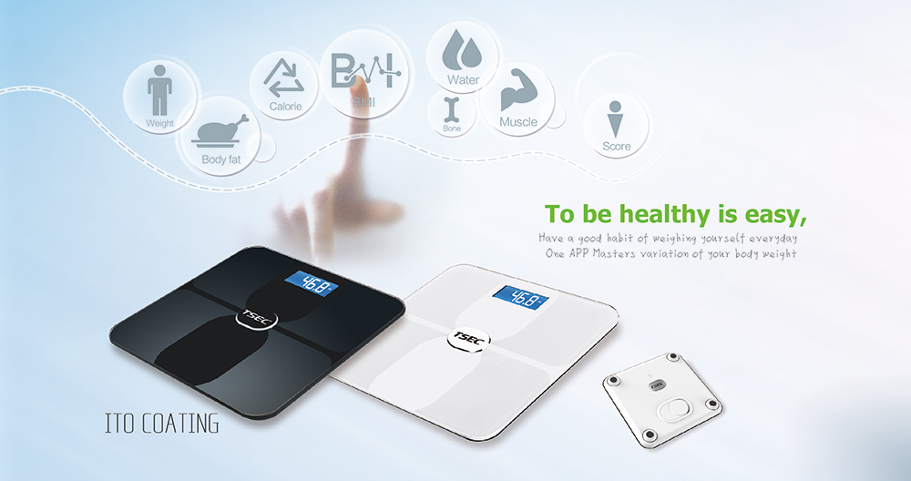 Bluetooth Electronic Body Fat Monitor TSBF8008