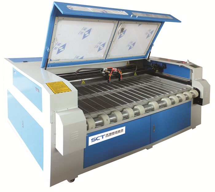 SCT1610F factory supply auto feeding laser machine