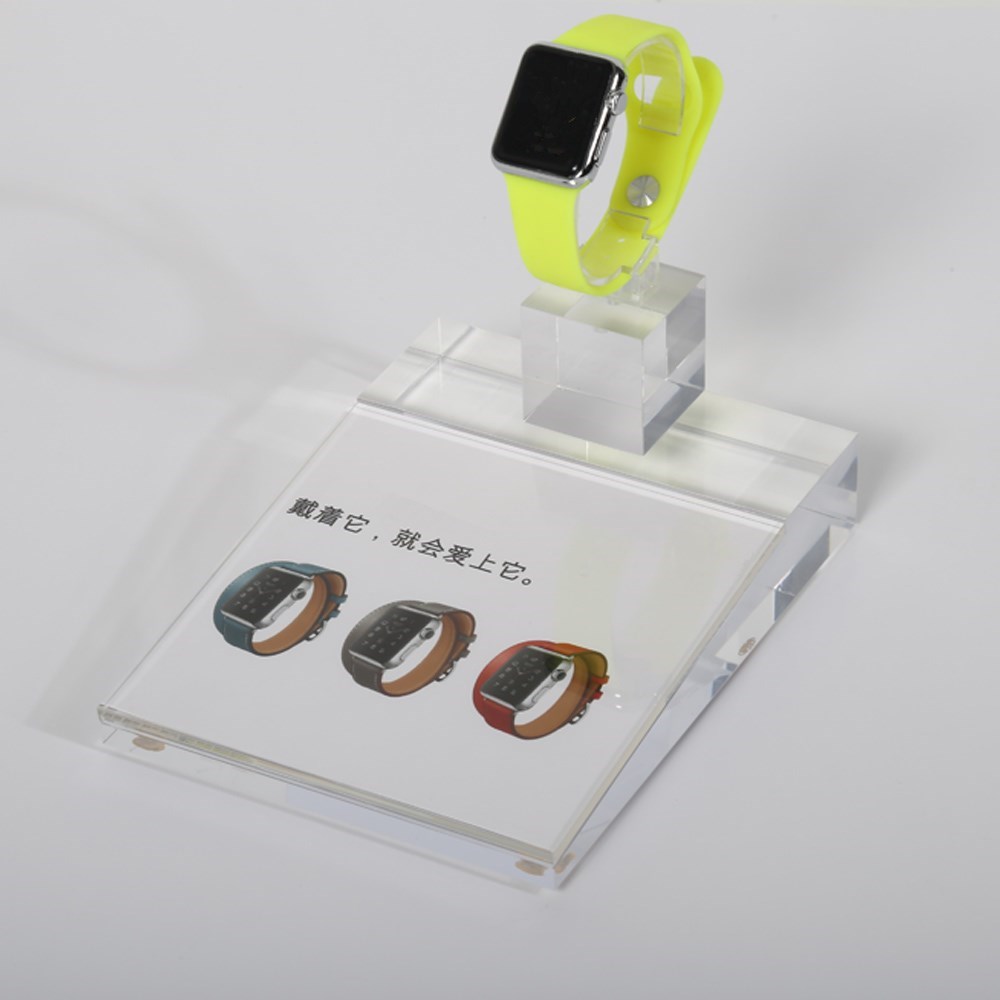 2016 Popular Single Acrylic C Shape Watch Holder Display Stand
