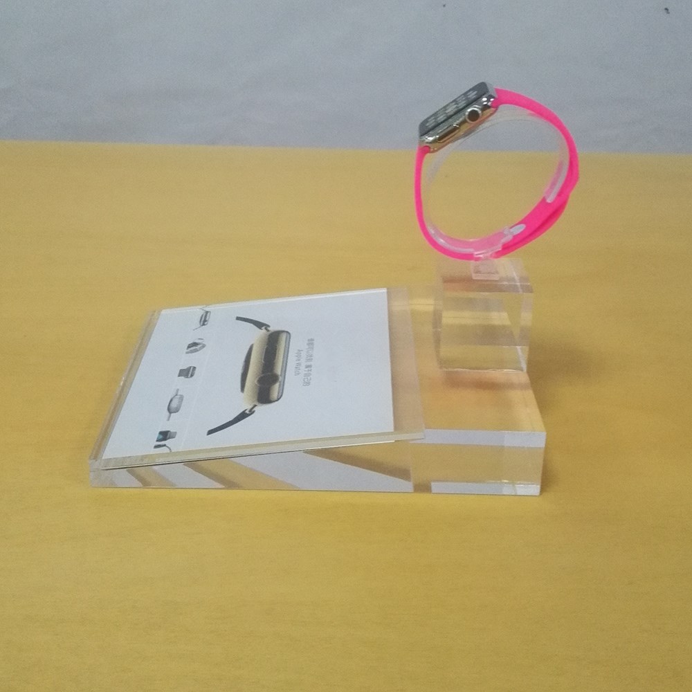 2016 Popular Single Acrylic C Shape Watch Holder Display Stand