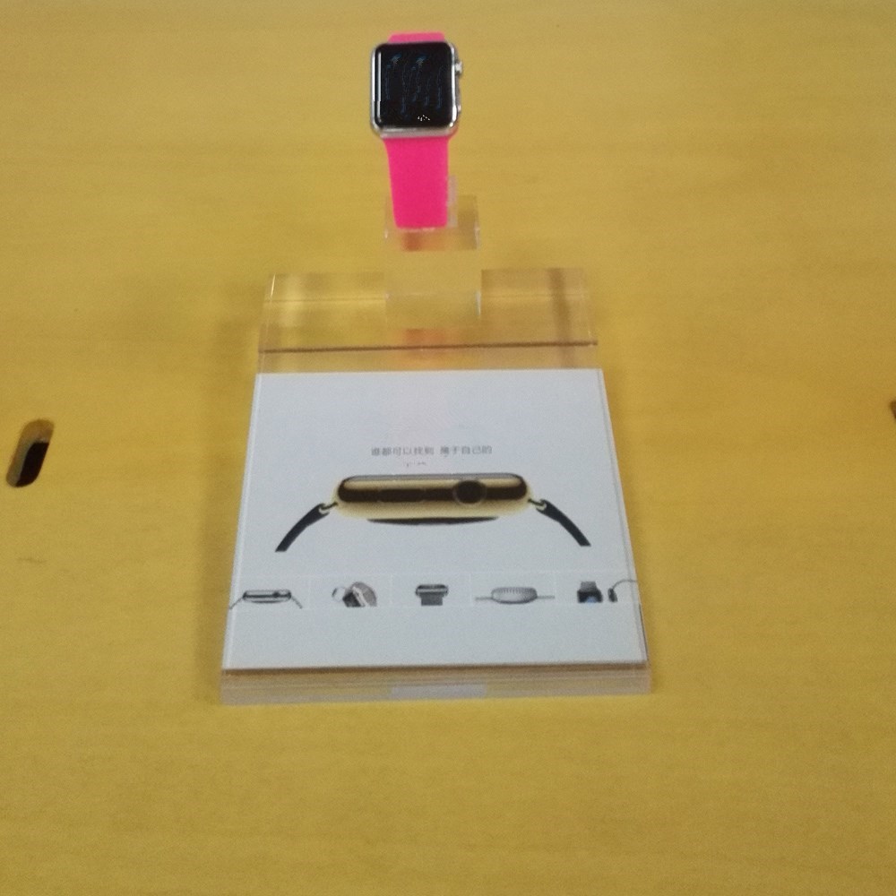 2016 Popular Single Acrylic C Shape Watch Holder Display Stand
