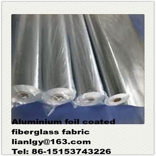 Aluminum foil fiberglass fabric