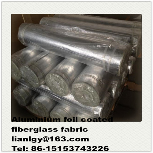 Aluminum foil fiberglass fabric