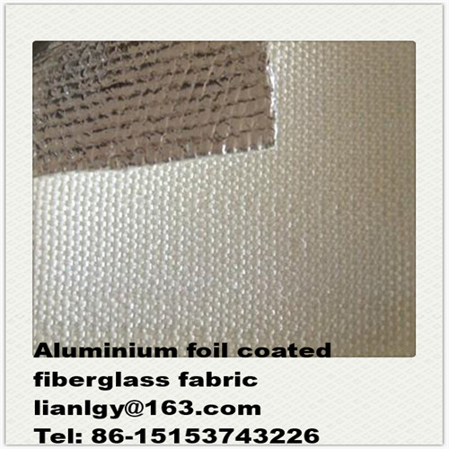 Aluminum foil fiberglass fabric