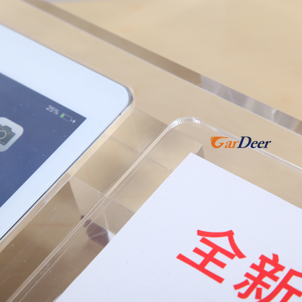 Factory price specialized combined luxurious acrylic air2 display holder for ipad experience