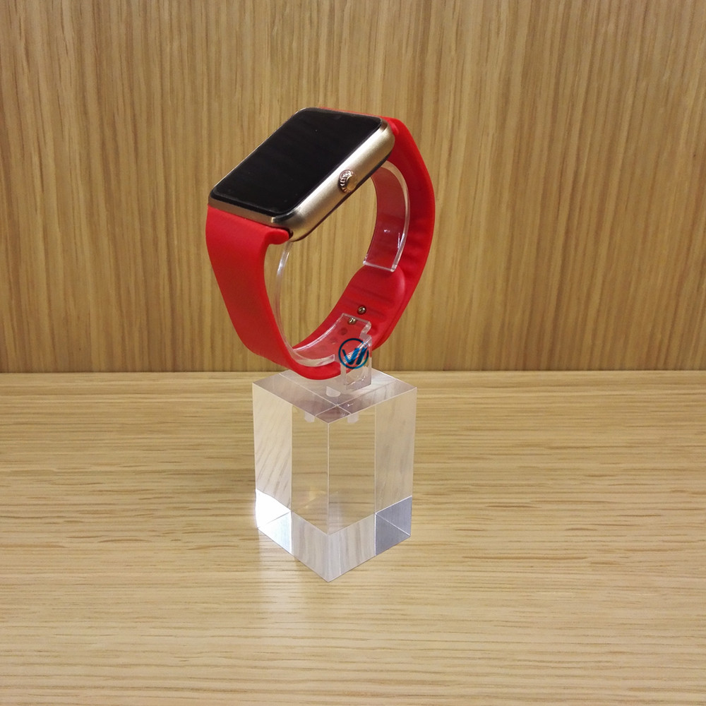 Shenzhen good quality OEM clear acrylic material display stand for watch