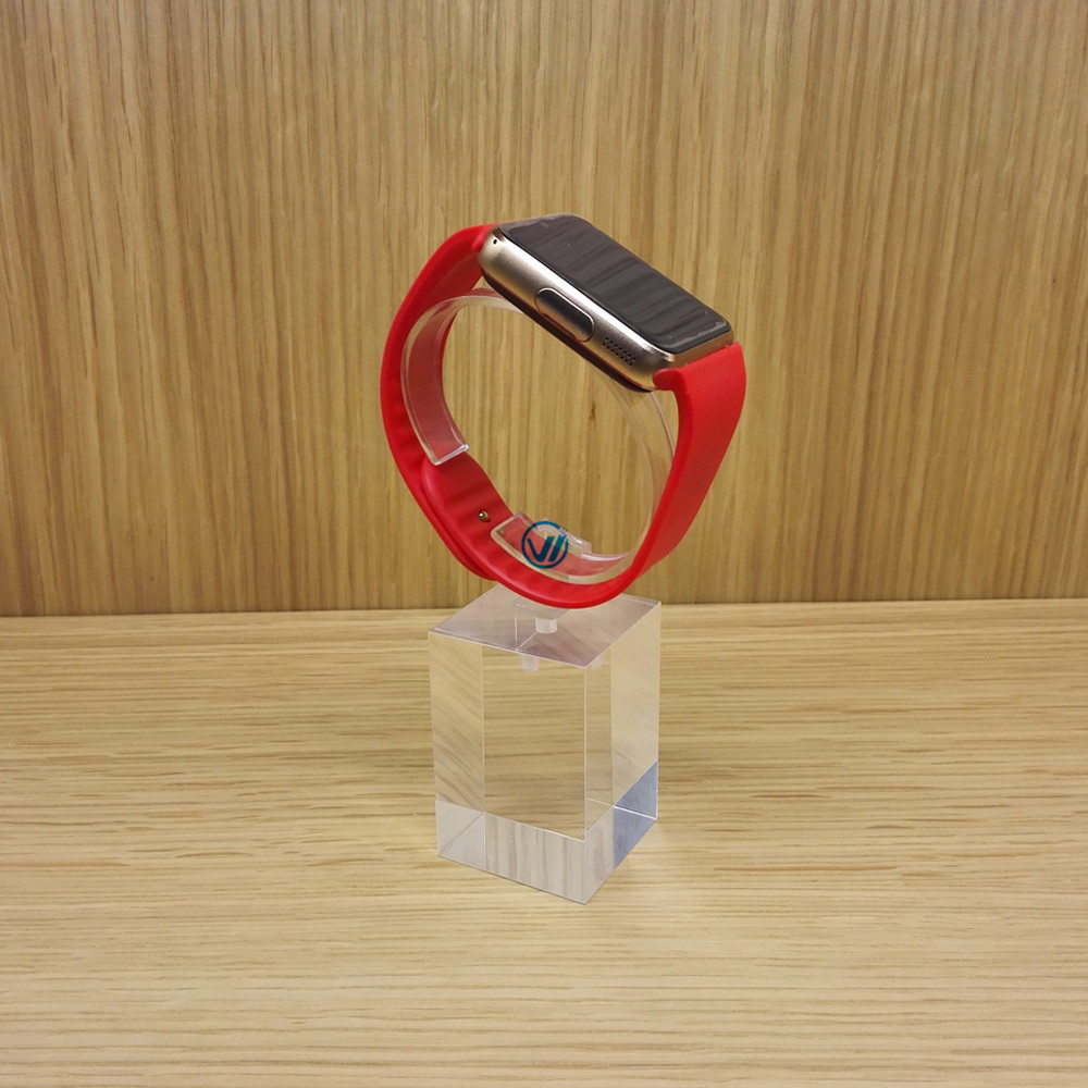 Shenzhen good quality OEM clear acrylic material display stand for watch
