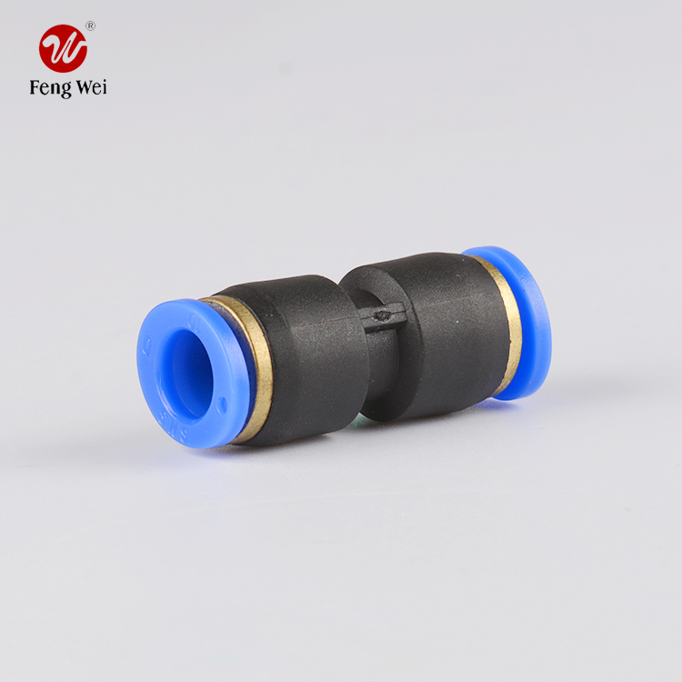 Push In Union Straight Plastic Pneumatic Fittingpneumatic tube fittings