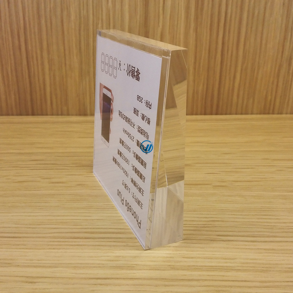 Shenzhen retail cell phone store 10x10 mobile phone acrylic price tag holder display